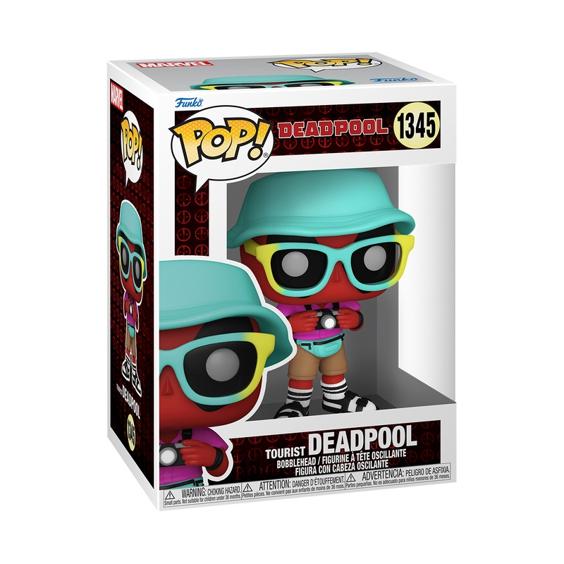 Funko POP Marvel: Deadpool- Tourist varsta 3-5 ani ,5-7 ani ,7-9 ani ,9-12 ani ,12-14 ani ,14-18 ani ,18+, Unisex [1]