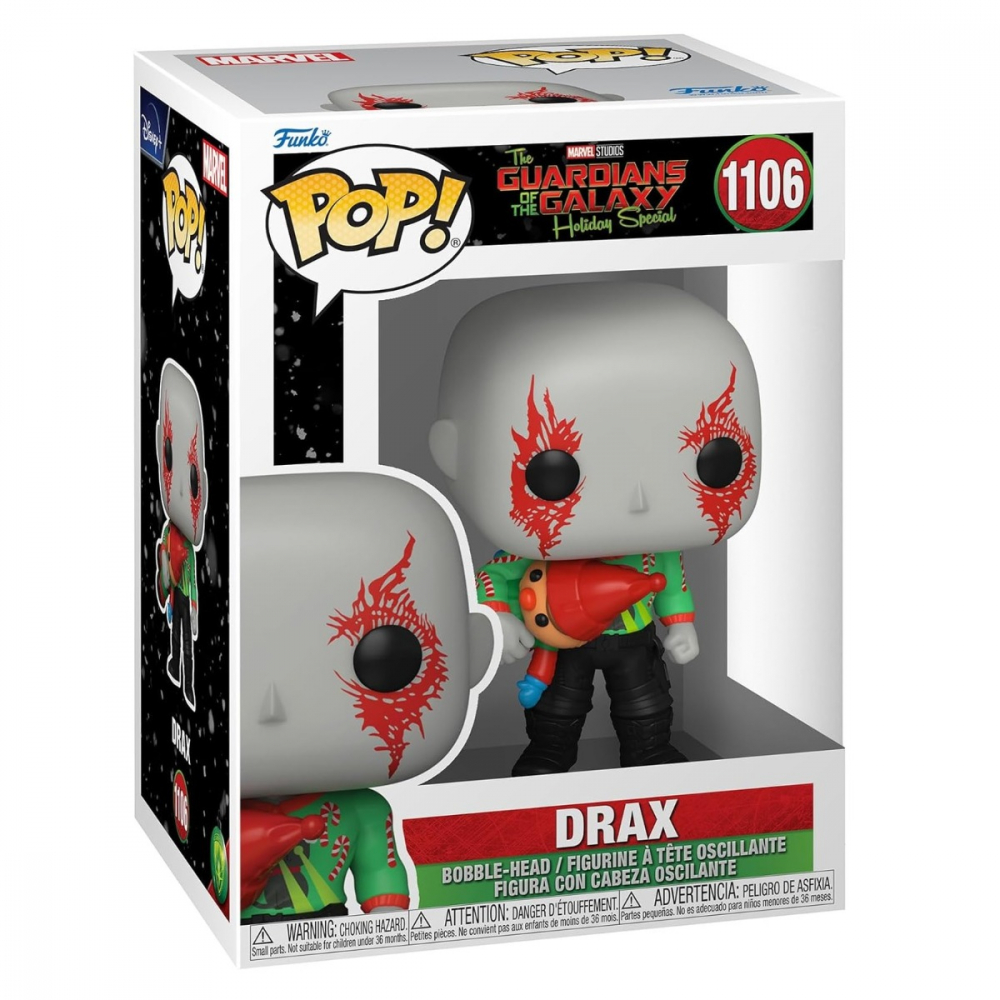 Funko POP Marvel: GOTG HS- Drax varsta 3-5 ani ,5-7 ani ,7-9 ani ,9-12 ani ,12-14 ani ,14-18 ani ,18+, Unisex [1]