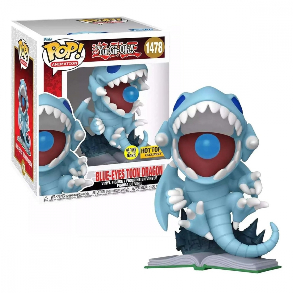 Funko Pop Super: Yu-Gi-Oh- Blue-Eyes Toon Dragon(attack)(GW) varsta 3-5 ani ,5-7 ani ,7-9 ani ,9-12 ani ,12-14 ani ,14-18 ani ,18+, Unisex [1]