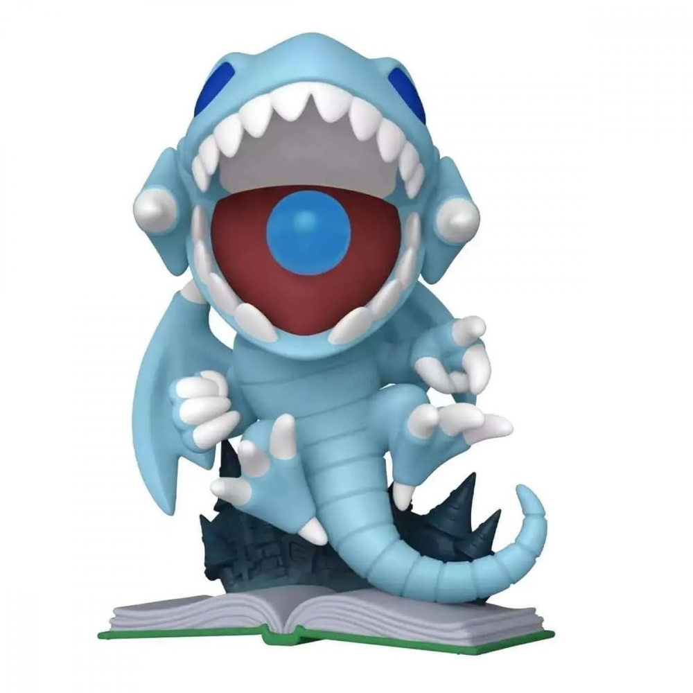 Funko Pop Super: Yu-Gi-Oh- Blue-Eyes Toon Dragon(attack)(GW) varsta 3-5 ani ,5-7 ani ,7-9 ani ,9-12 ani ,12-14 ani ,14-18 ani ,18+, Unisex [2]