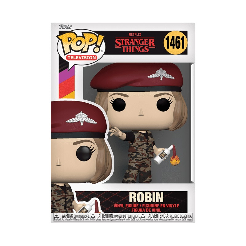Funko POP TV: ST S4- Hunter Robin w/cocktail varsta 3-5 ani ,5-7 ani ,7-9 ani ,9-12 ani ,12-14 ani ,14-18 ani ,18+, Unisex [1]