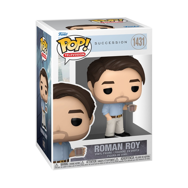 Funko POP TV: Succession S1- Roman Roy varsta 3-5 ani ,5-7 ani ,7-9 ani ,9-12 ani ,12-14 ani ,14-18 ani ,18+, Unisex [1]