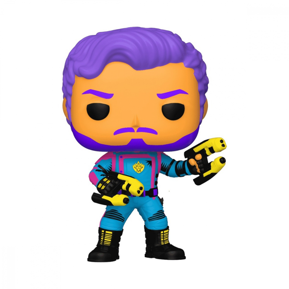 Funko POP Vinyl: GOTG3- Star-Lord (BLKLT) varsta 3-5 ani ,5-7 ani ,7-9 ani ,9-12 ani ,12-14 ani ,14-18 ani ,18+, Unisex [2]