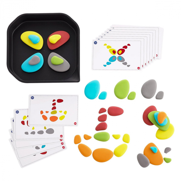 Funplay Pebbles, pietricele cu tava si activitati, 3-9 ani [4]