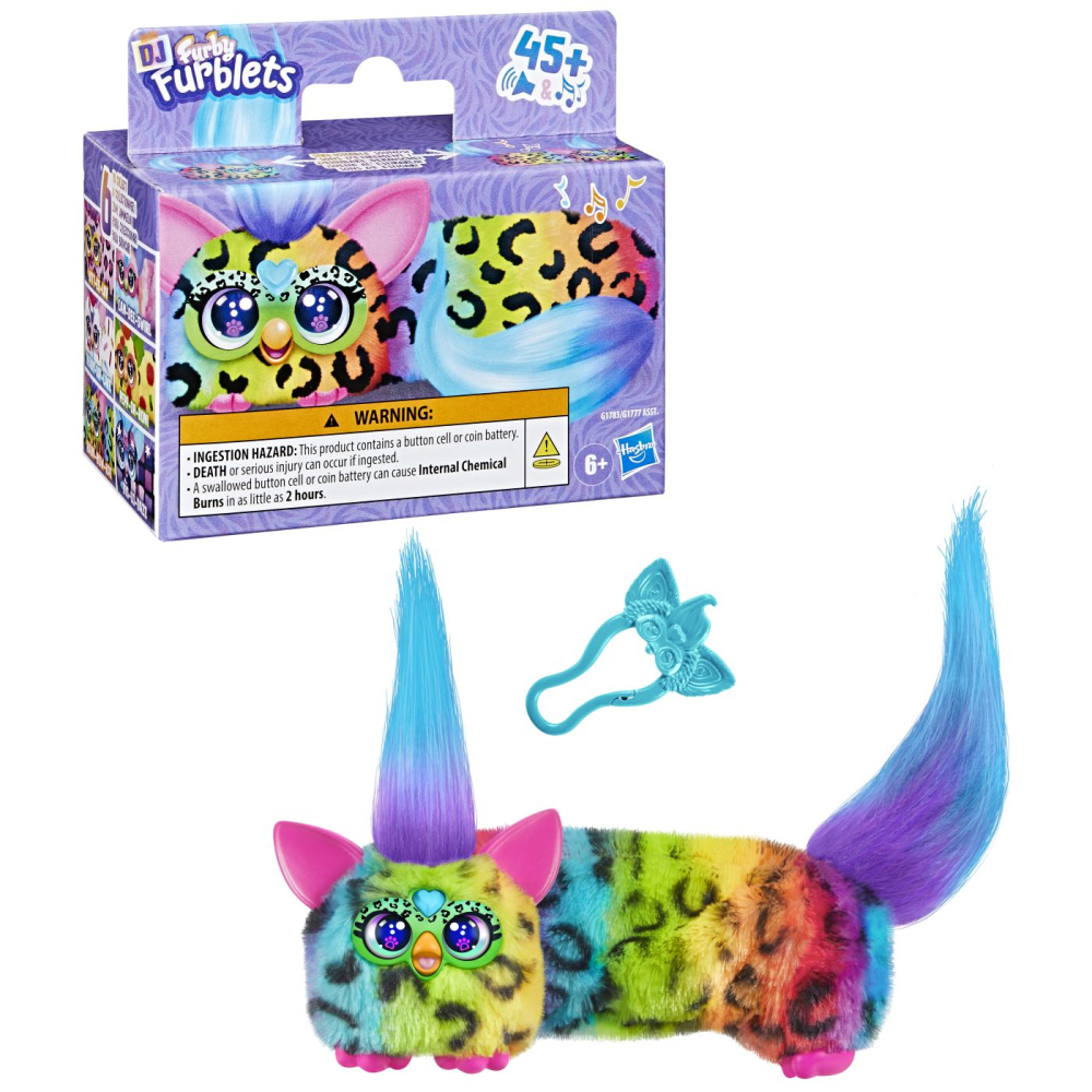 Furby dj furblets jucarie interactiva curcubeu copii varsta 6 ani - 10 ani [6]