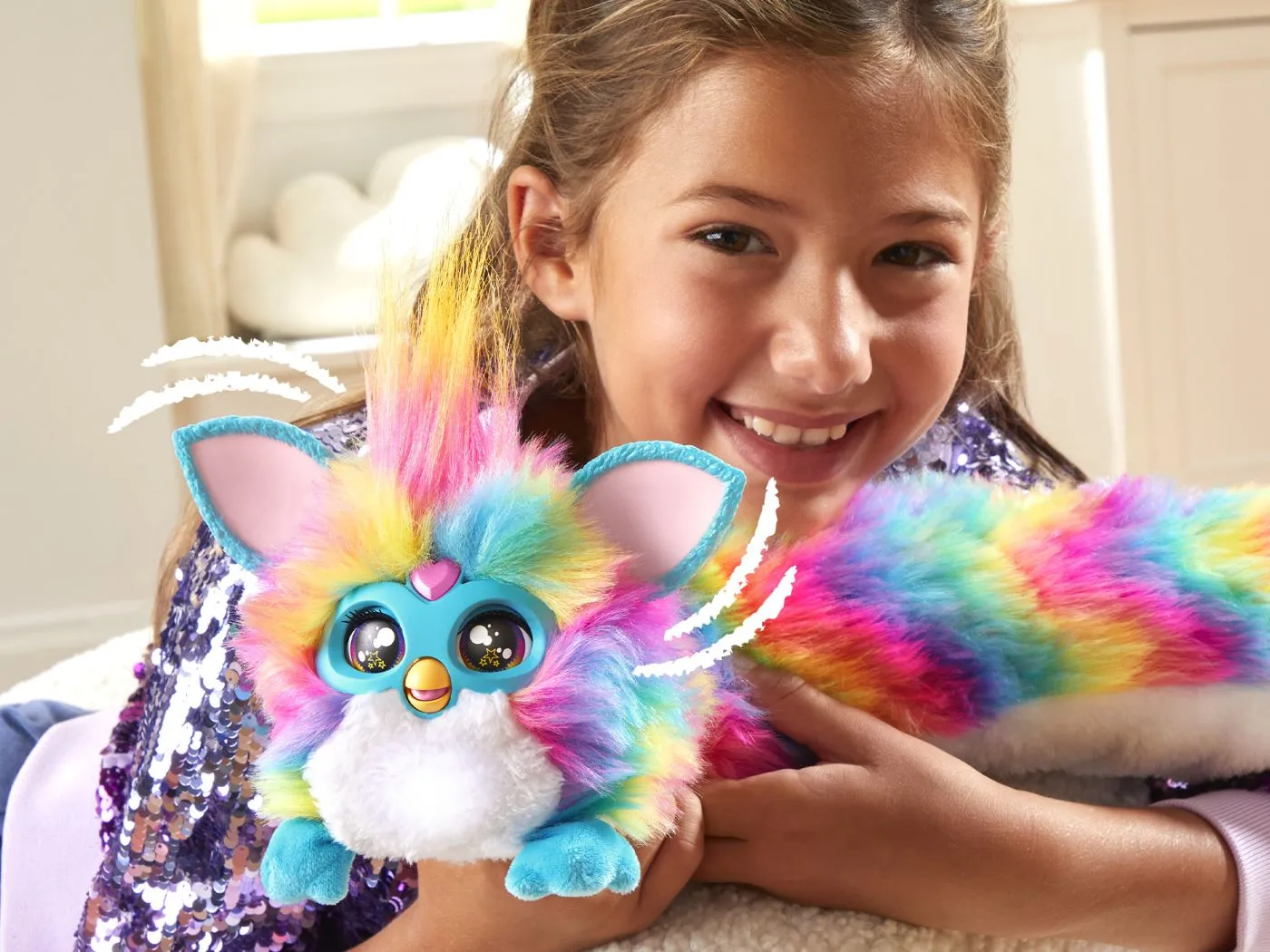 Furby dj furblets jucarie interactiva curcubeu, copii varsta 6 ani pana la 10 ani [3]