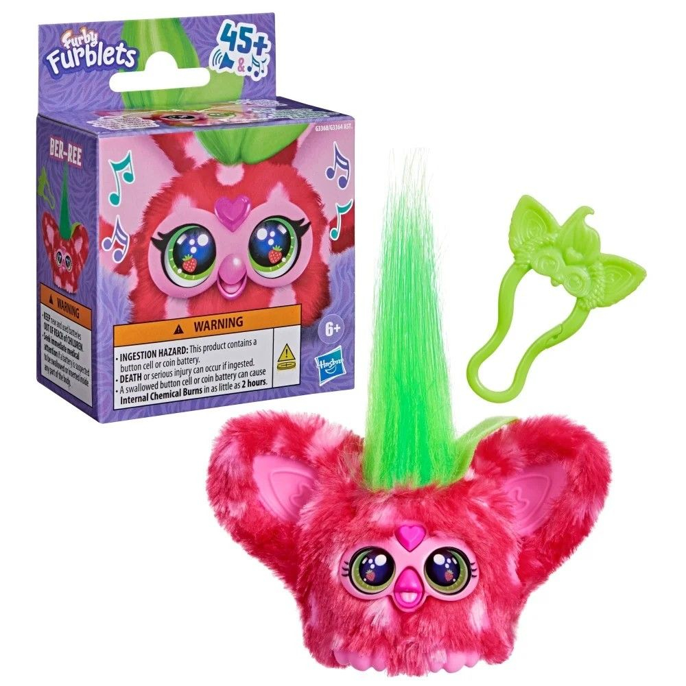 Furby furblets jucarie interactiva ber ree capsuna copii varsta 6 ani - 12 ani [3]