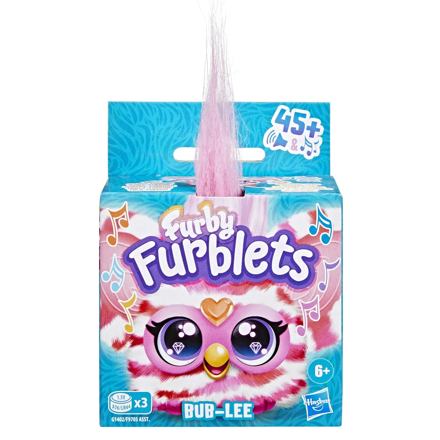 Furby furblets jucarie interactiva bub-lee, varsta de la 6 ani la 12 ani [1]