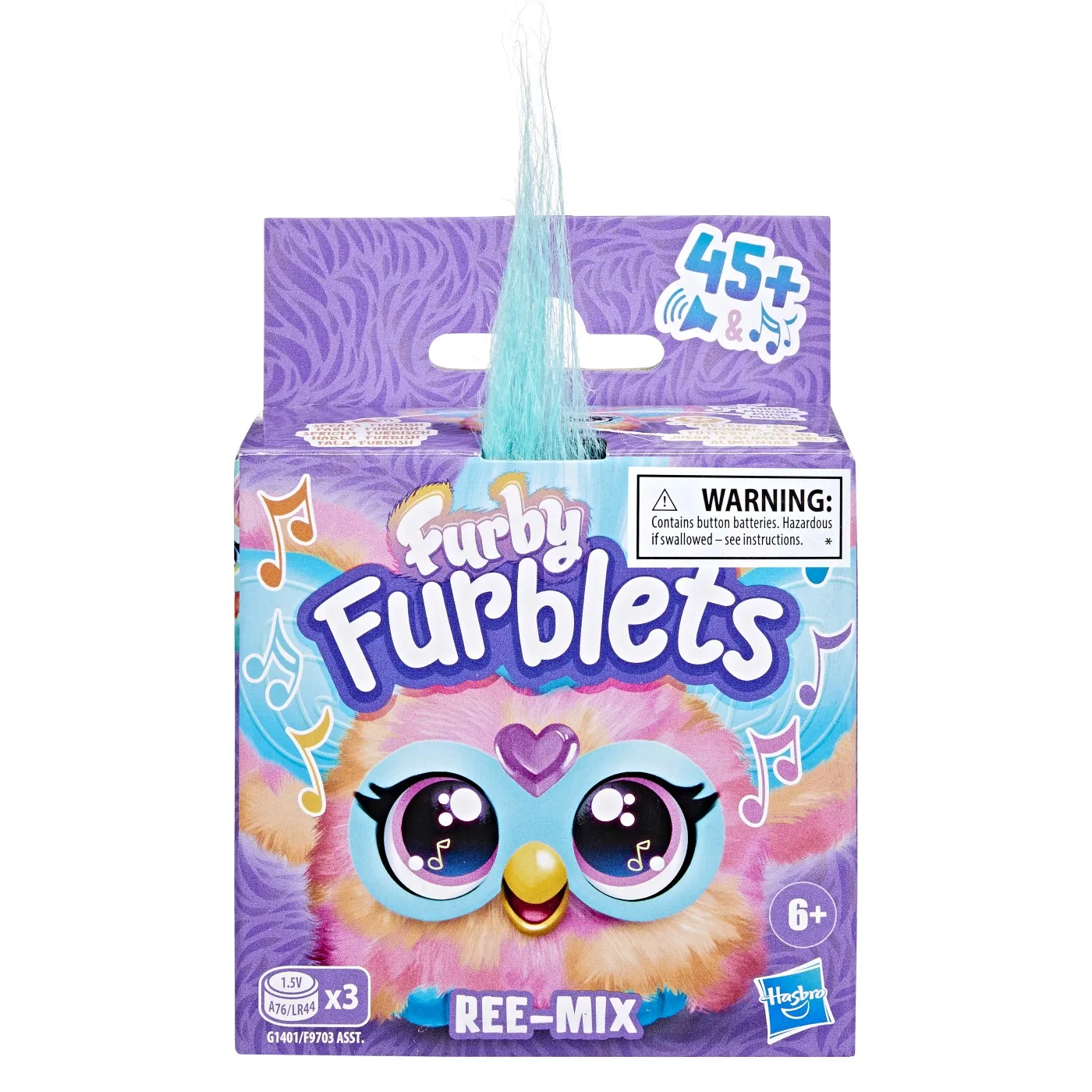 Furby furblets jucarie interactiva ree-mix, varsta de la 6 ani la 12 ani [1]