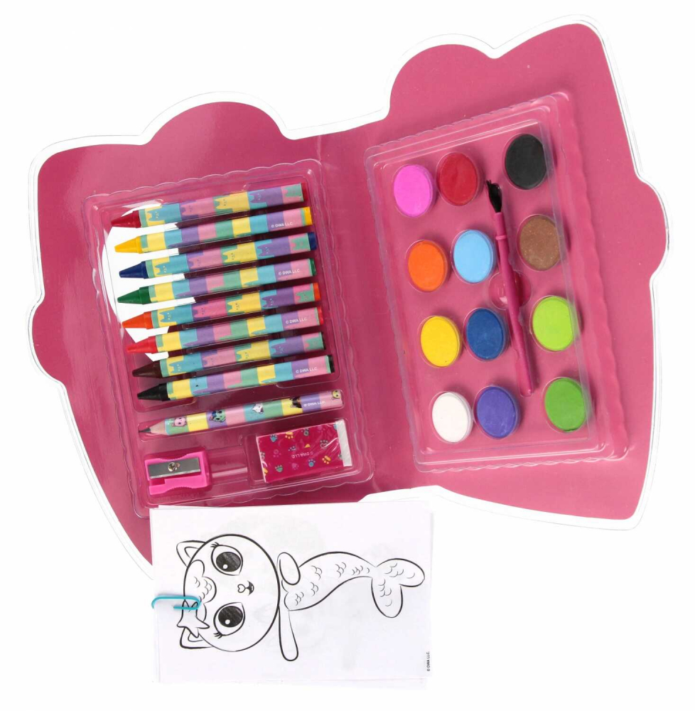 Gabbys Dollhouse set de colorat, 28 piese,  set creativ pentru copii [2]