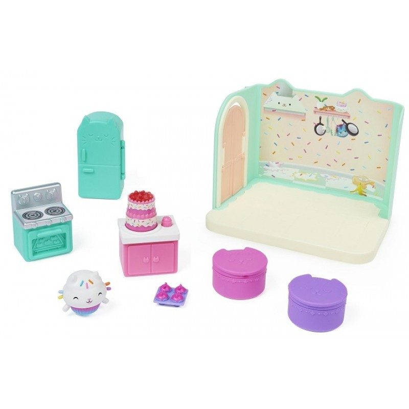 Gabbys dollhouse casa de lux cofetaria lui cakey, varsta de la 3 ani la 10 ani [2]
