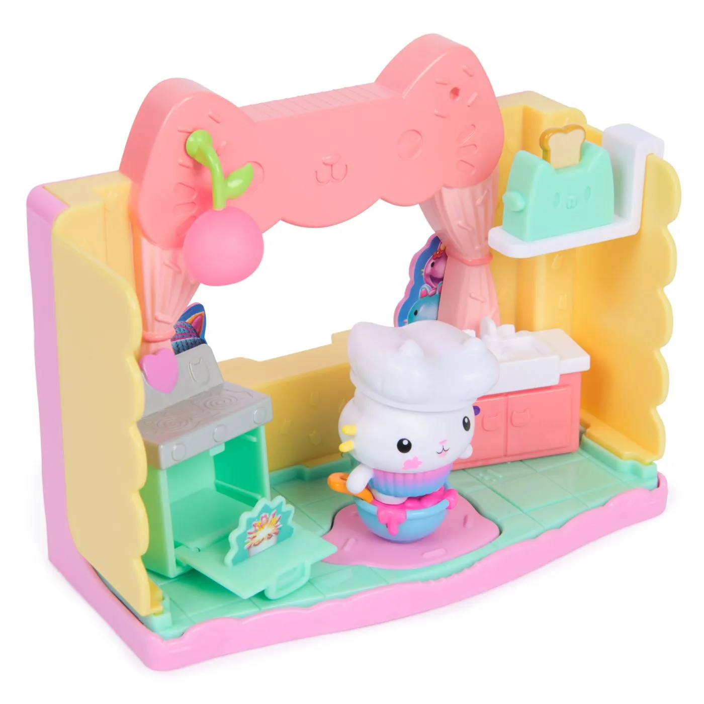 Gabbys dollhouse filmul bucataria magica a lui cakeys cu figurine si accesorii, copii 3 ani-7 ani [8]