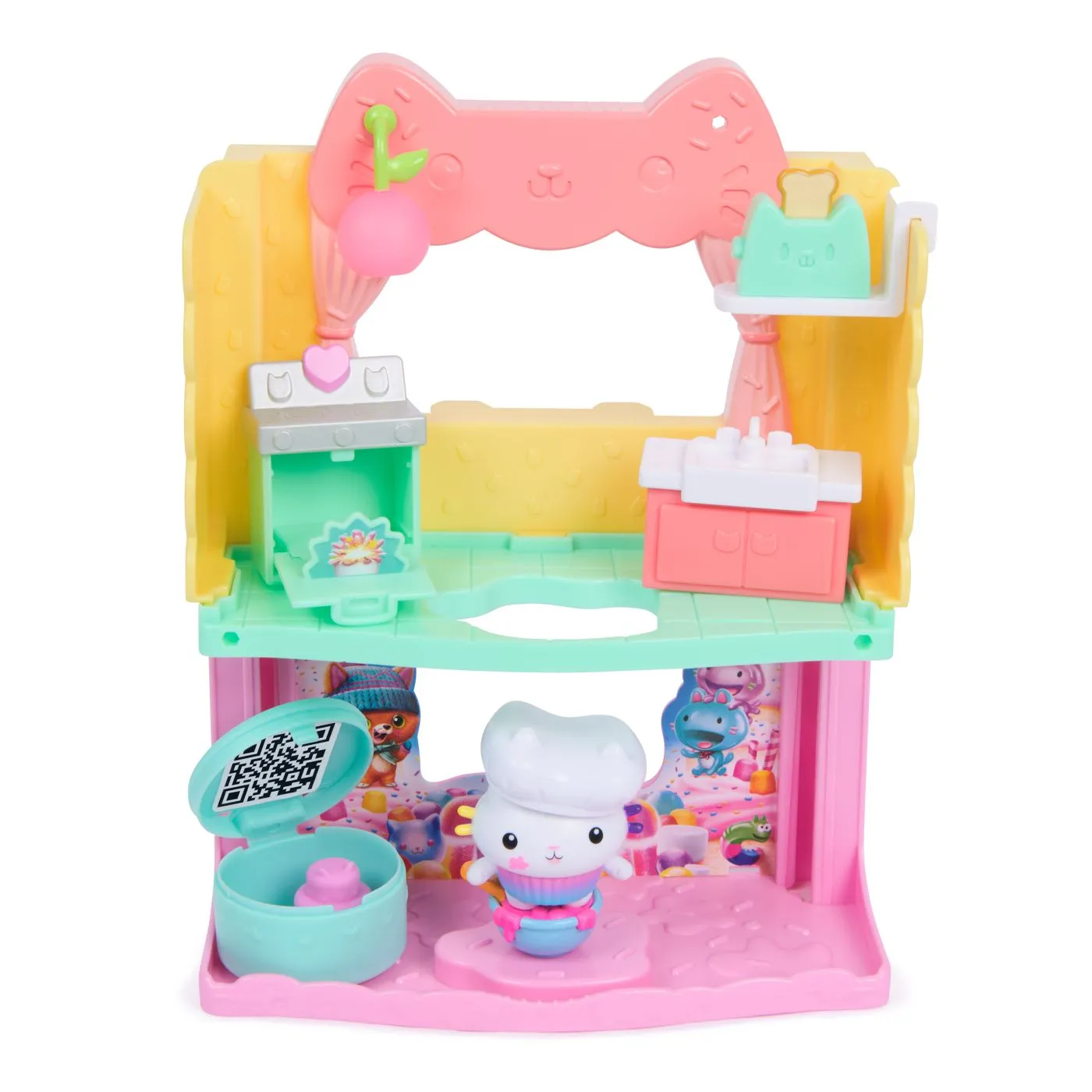 Gabbys dollhouse filmul bucataria magica a lui cakeys cu figurine si accesorii, copii 3 ani-7 ani [7]