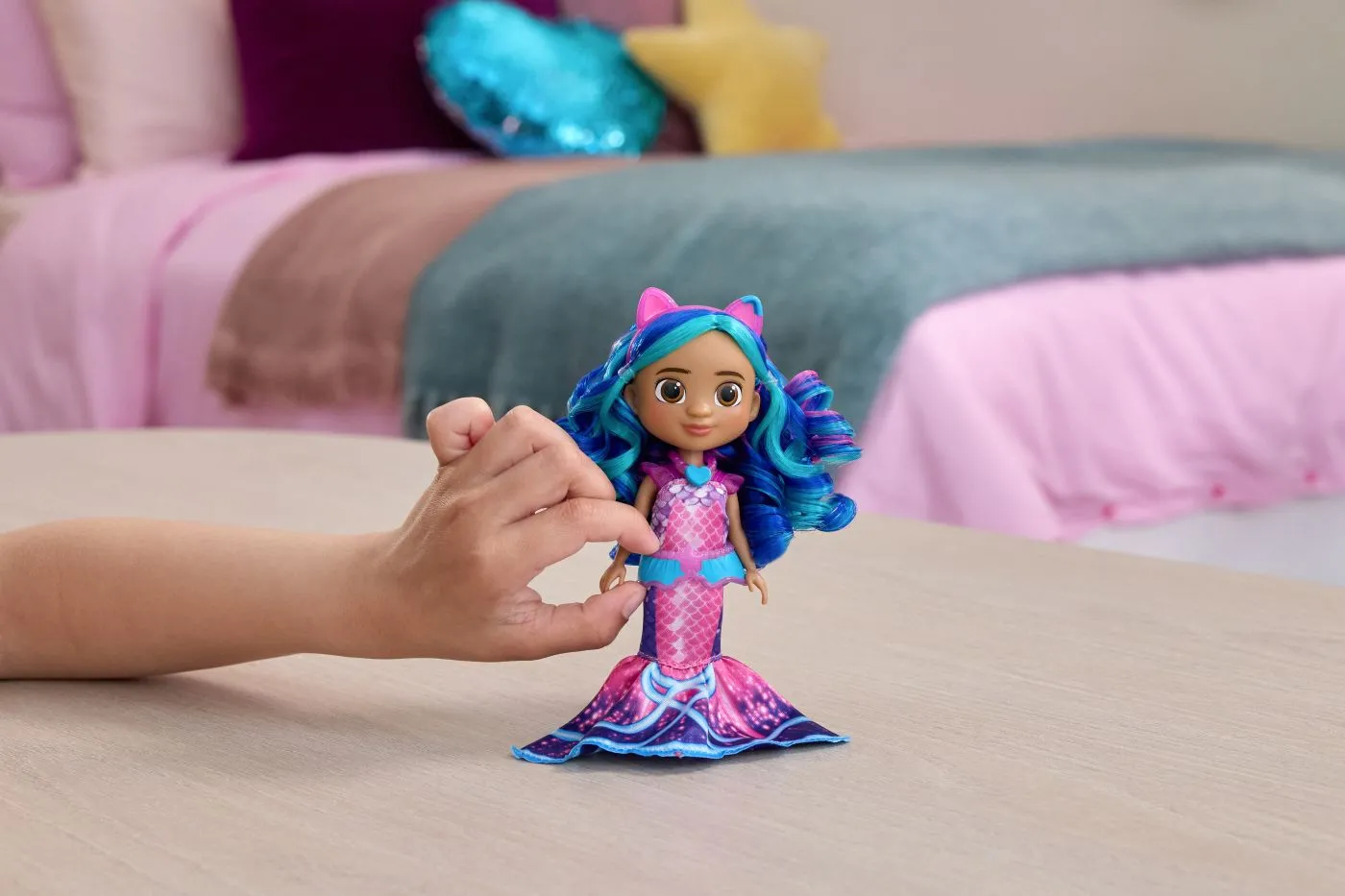 Gabbys dollhouse filmul papusa sirena cu accesorii, copii varsta 3 ani pana la 7 ani [6]