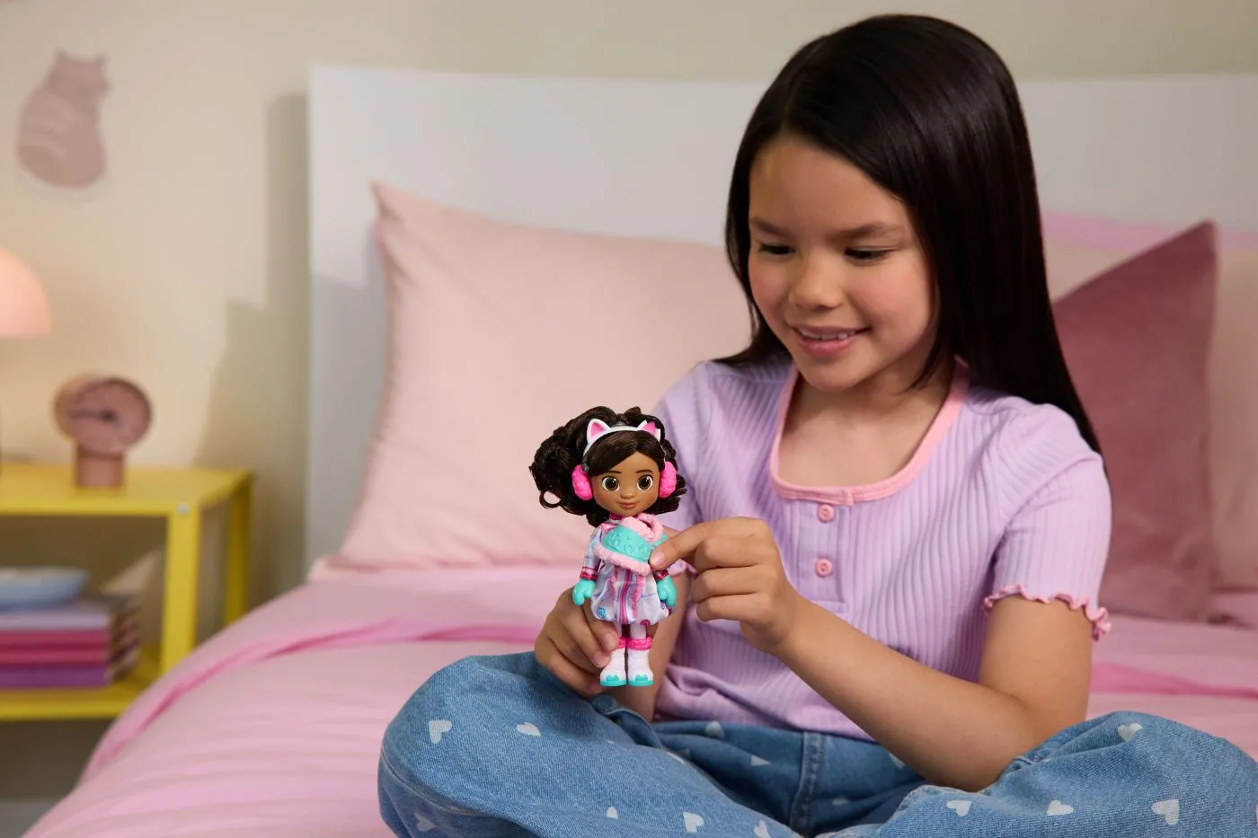 Gabbys dollhouse filmul papusa tinuta de iarna cu accesorii, copii varsta 3 ani pana la 7 ani [4]