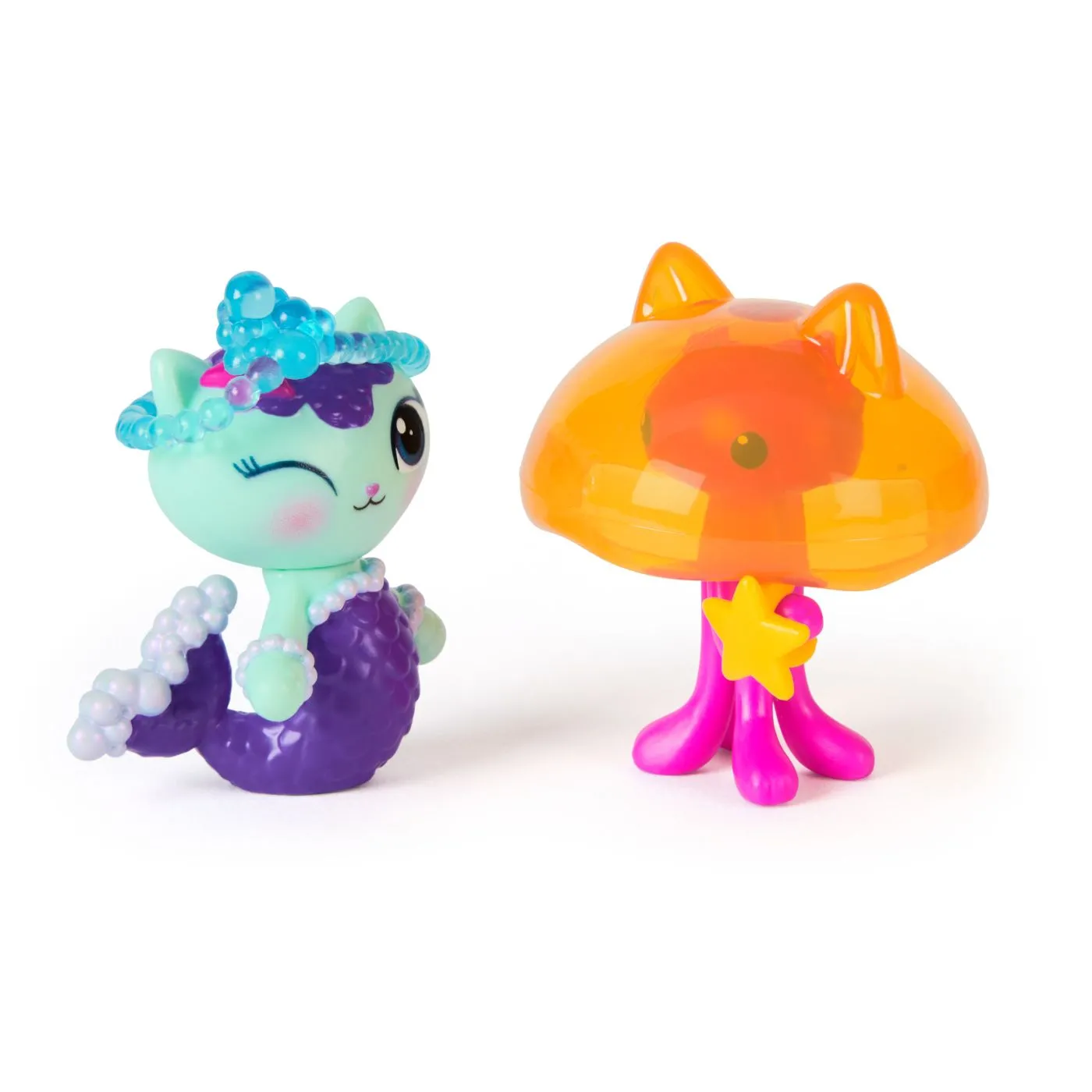 Gabbys dollhouse filmul set 2 figurine mercat si pisicuta meduza si accesorii, copii 3 ani-7 ani [4]