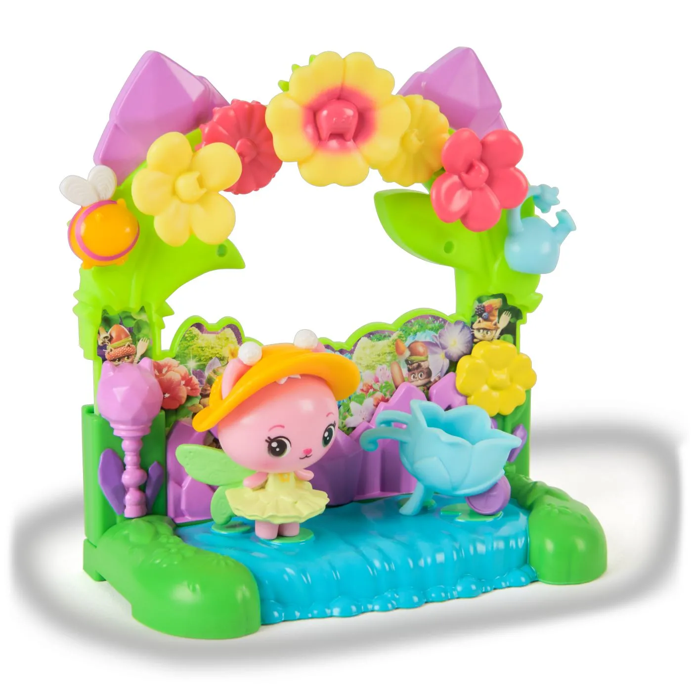Gabbys dollhouse filmul set balconul gradina fermecata si figurina kitty cu accesorii,  3 -7 ani [3]