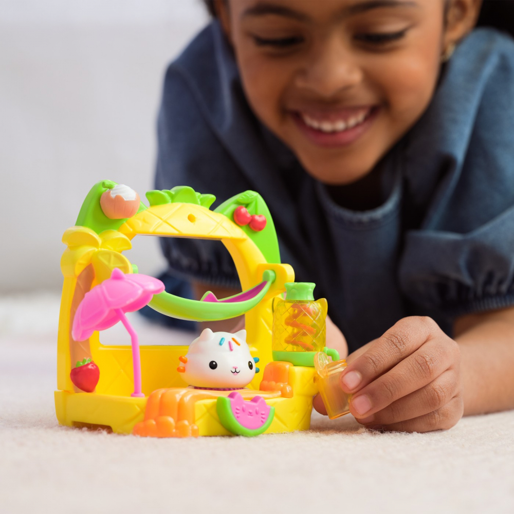 gabbys dollhouse set balcon pentru petrecerea cu smoothie a lui cakey, varsta de la 3 ani la 7 ani [3]