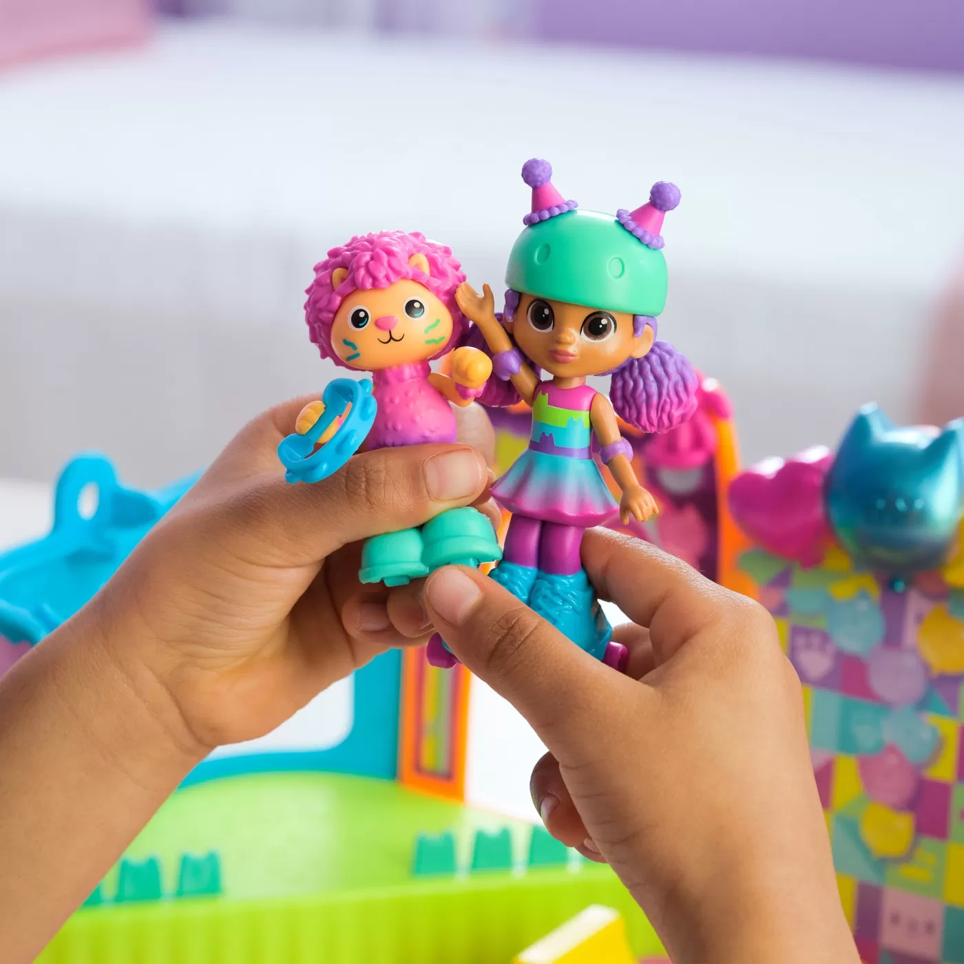 Gabbys dollhouse set de joaca camera de petrecere, copii varsta 3 ani pana la 7 ani [7]