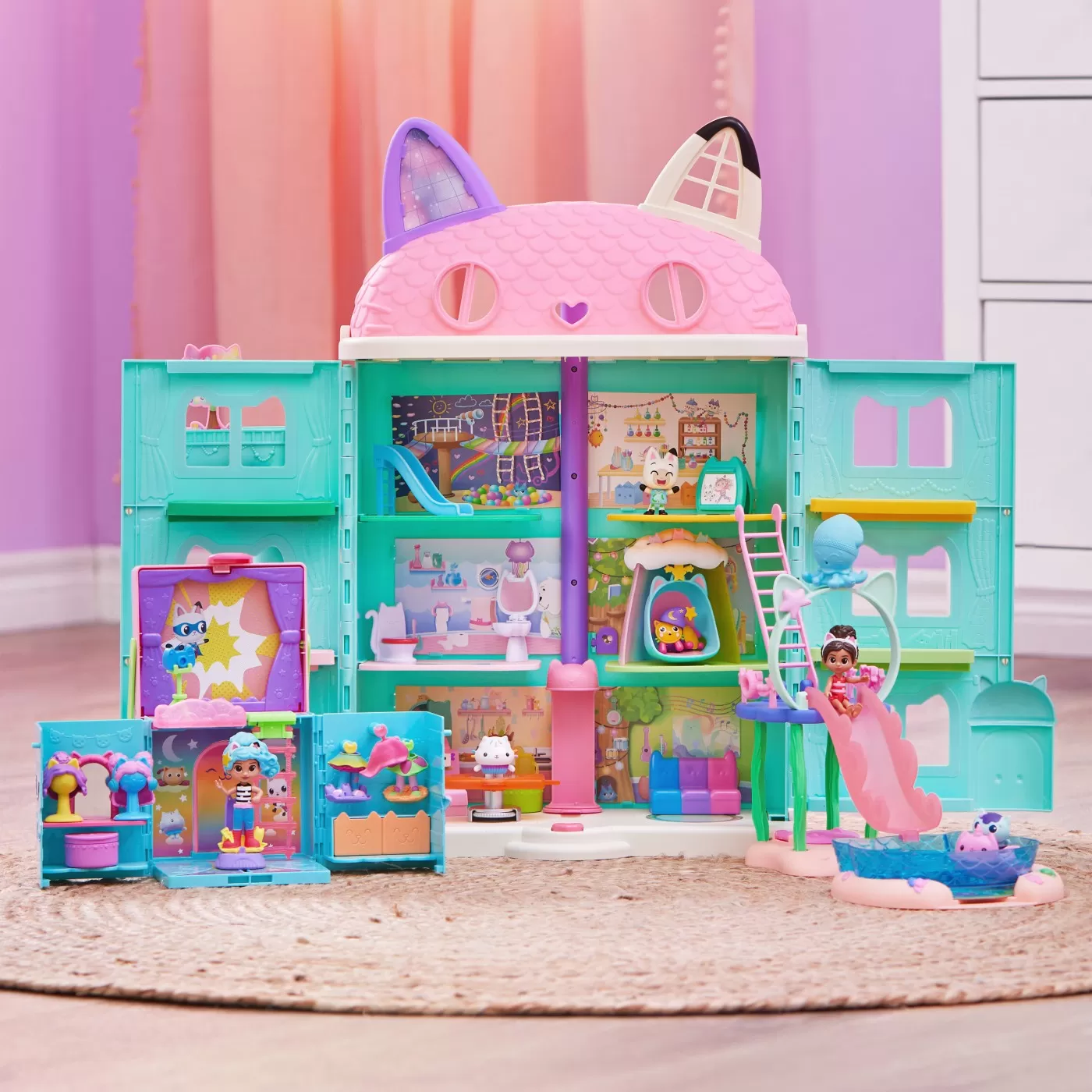 Gabbys dollhouse set de joaca piscina [2]