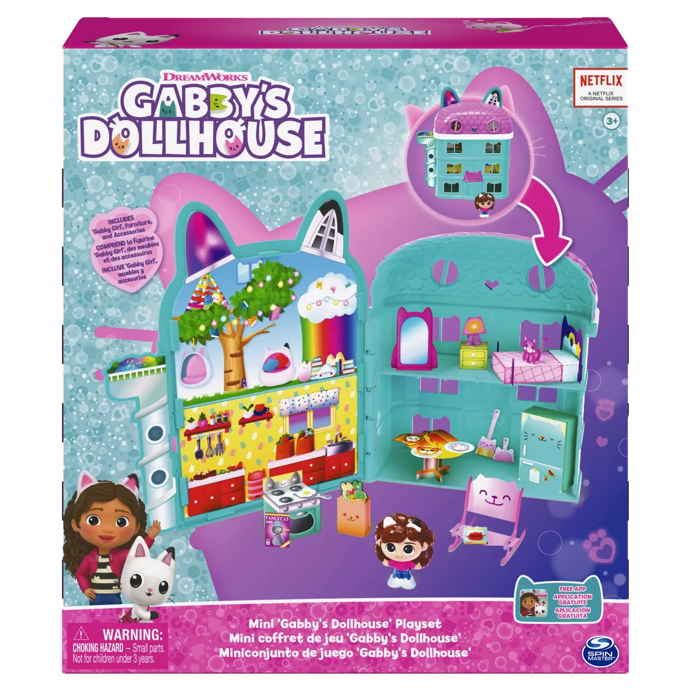 Gabbys dollhouse set mini casa de papusi a lui gabby [1]