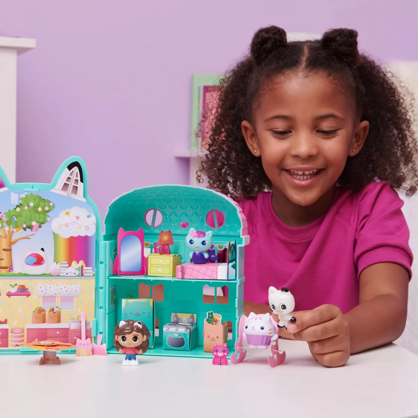 Gabbys dollhouse set mini casa de papusi a lui gabby [5]