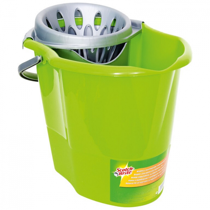 Galeata pentru curatenie cu storcator si separator de apa, Scotch Brite. [2]