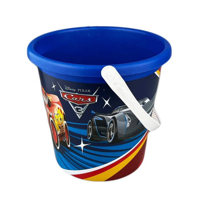 Galetusa nisip copii, model Cars, Fulger McQueen, 17 cm, Blue [2]