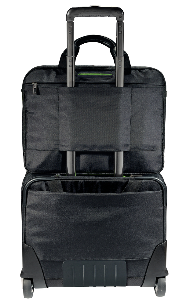 Geanta cu 2 rotile neagra smart traveller leitz [5]