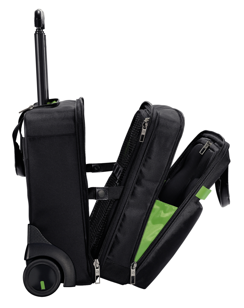 Geanta cu 2 rotile neagra smart traveller leitz [3]