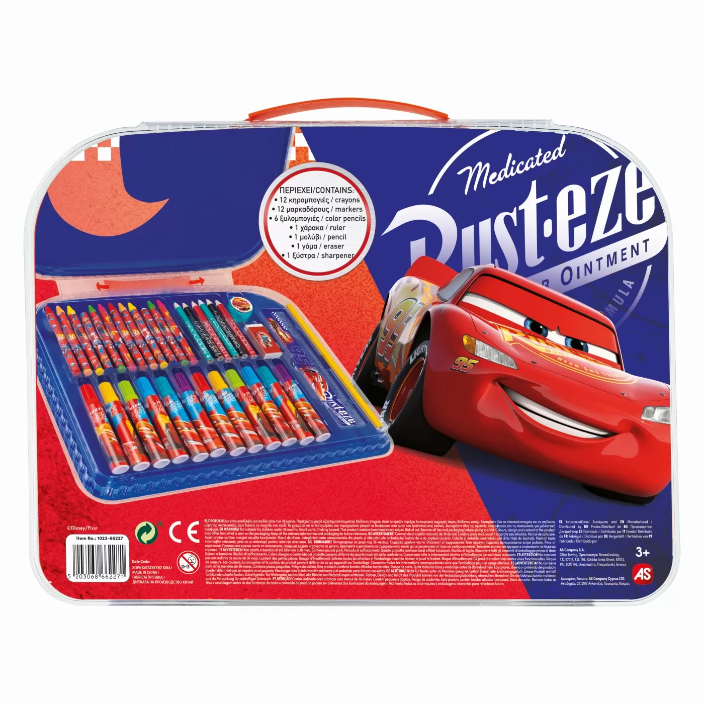 Gentuta Cars, Set pentru desen, Art Case, varsta de la 3 ani la 5 ani [4]