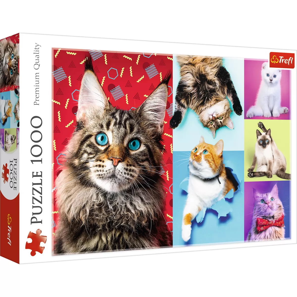 Puzzle trefl 1000 pisicute fericite [1]