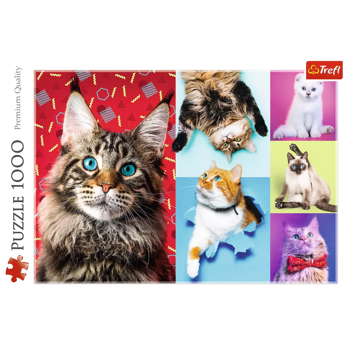 Puzzle trefl 1000 pisicute fericite [3]