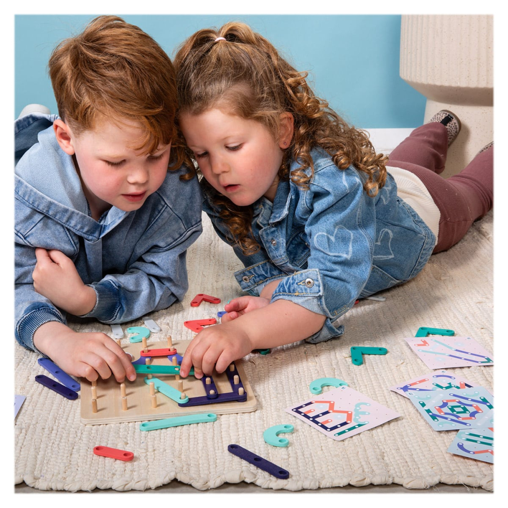 Geoplank, joc creativ din lemn, copii varsta 4-10 ani [2]