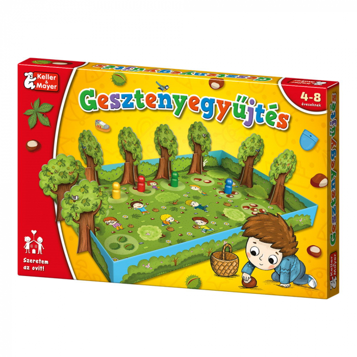 Gesztenyegyűjtés, társasjáték óvodásoknak, 4-8 ani [1]