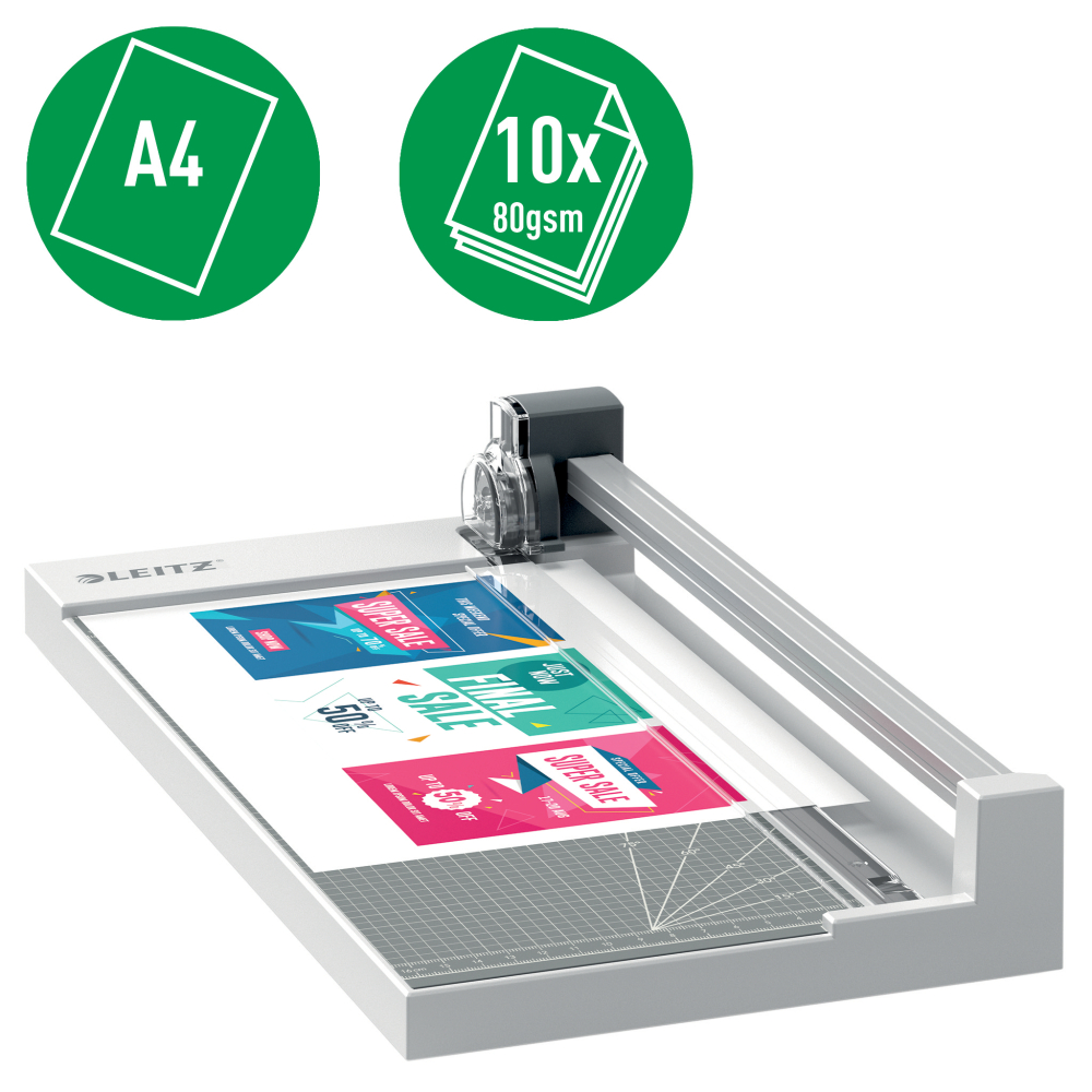 Ghilotina cu disc home office precision a4 10 coli leitz [3]