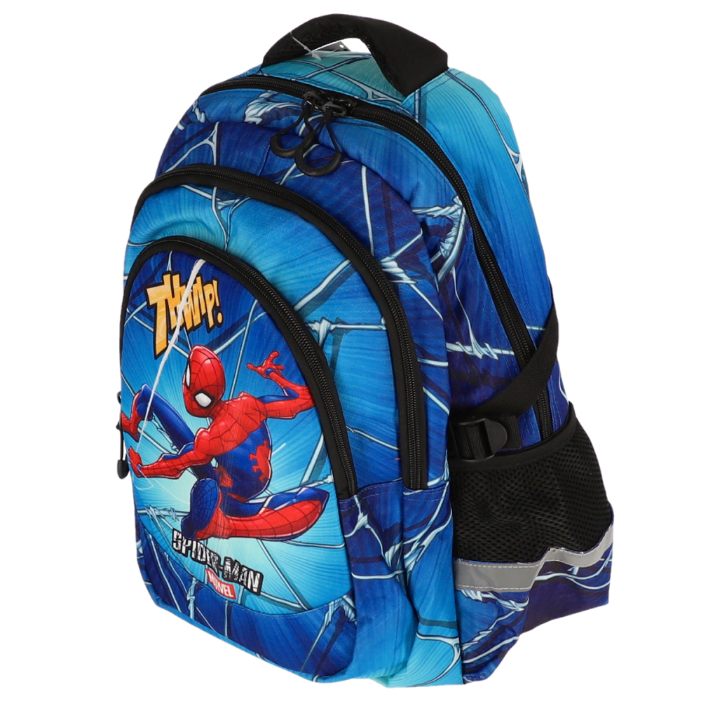 Ghiozdan cl i-iv spiderman albastru 3 fermoare pigna [2]