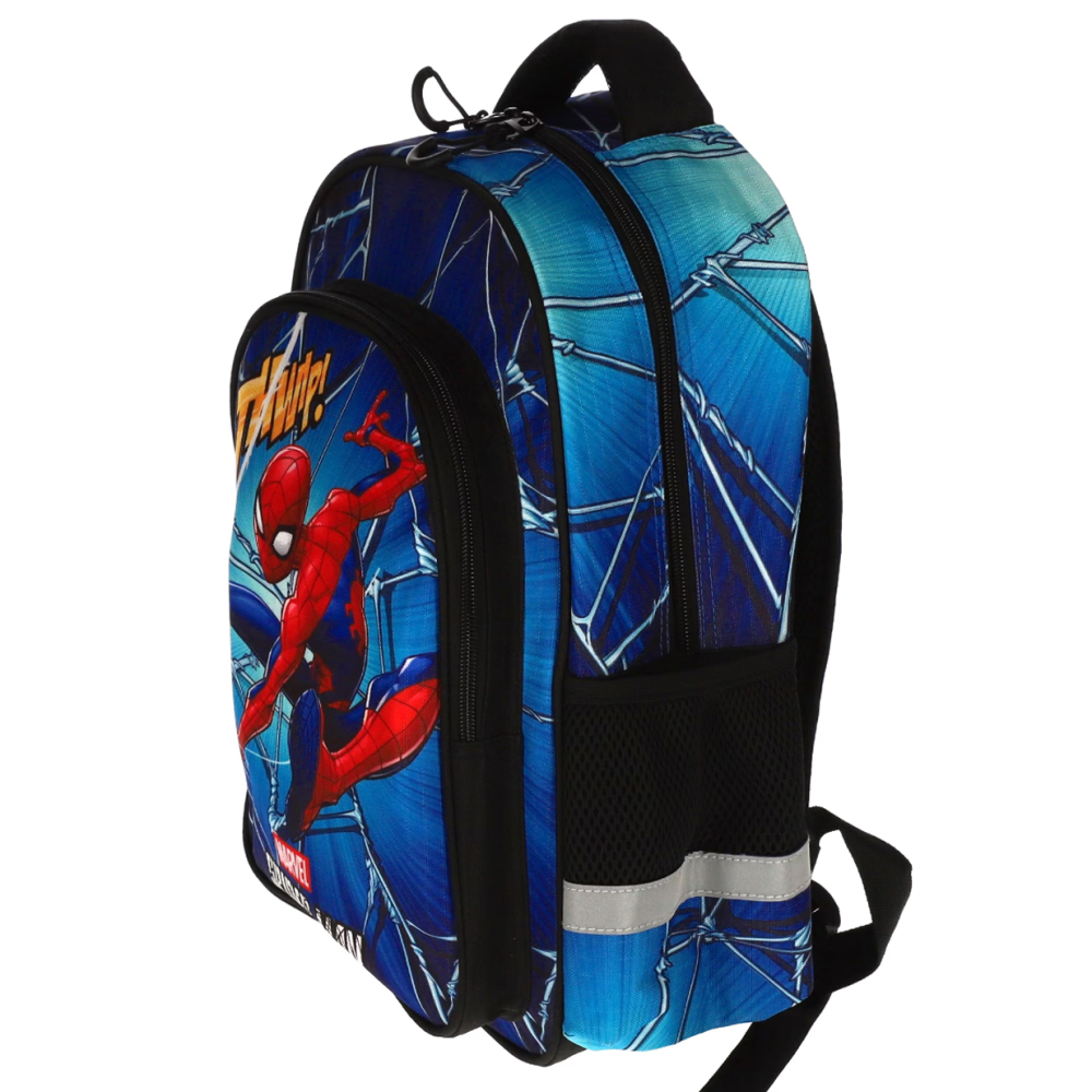 Ghiozdan clasa 0 spiderman albastru 2 fermoare pigna [4]