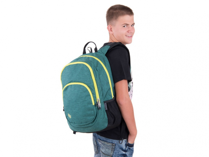 Ghiozdan ergonomic scoala Fusion Green [3]