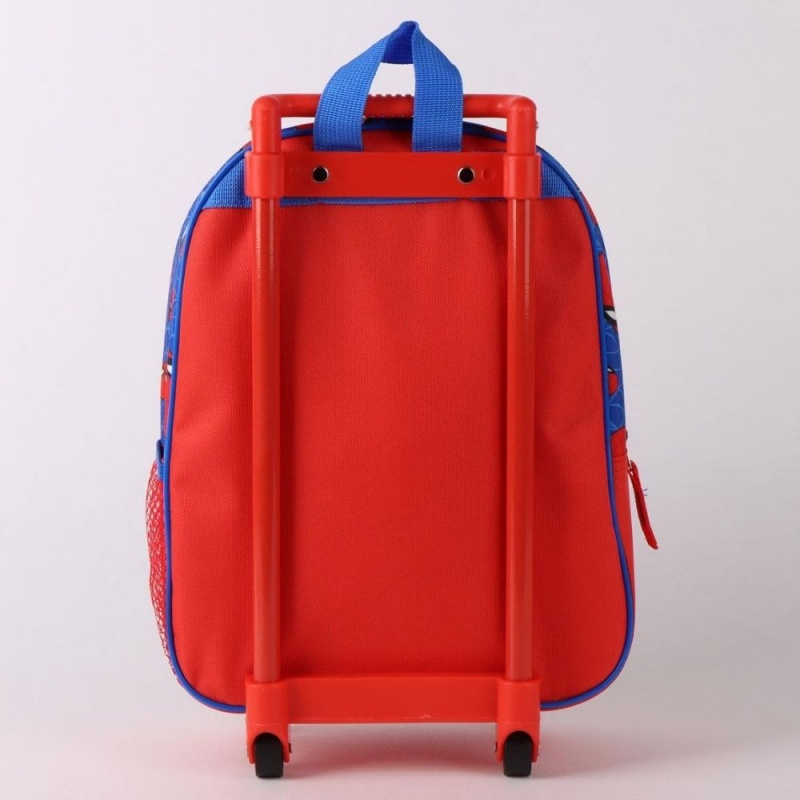 Ghiozdan gradinita Cerda Spiderman 3D, 25cm, 1 compartiment, tip troller, 25x30x12cm, 629903 [2]
