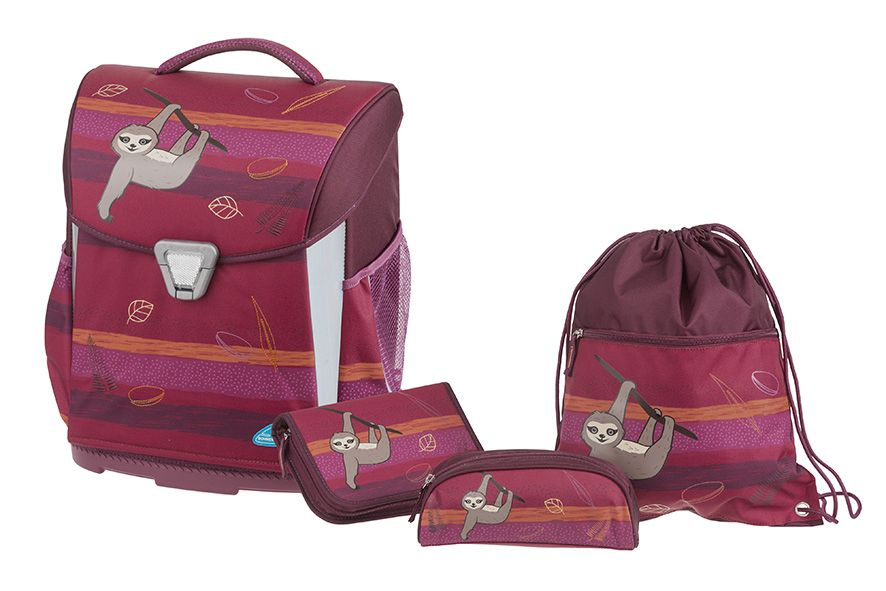 Ghiozdan lazy lewis rosu + penar, etui, sac sport schneiders [2]