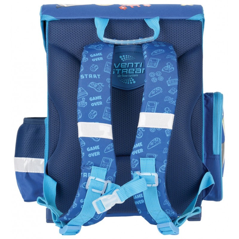 Ghiozdan St.Majewski Bambino Gamer, 1 compartiment, 3 buzunare, albastru, 629297 [5]