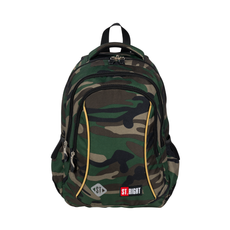 Ghiozdan St.Majewski St.Right Army Moro, 3 compartimente, 2 buzunare, kaki camuflaj, 622984 [2]