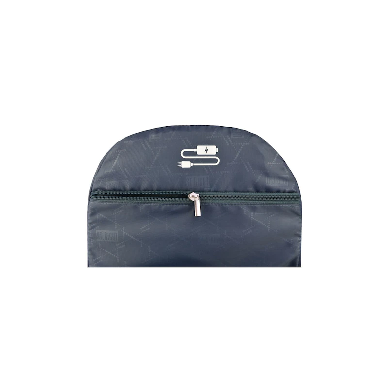 Ghiozdan St.Majewski St.Right Stars, 2 compartimente, 4 buzunare, bleumarin, BP-07 / 617546 [6]