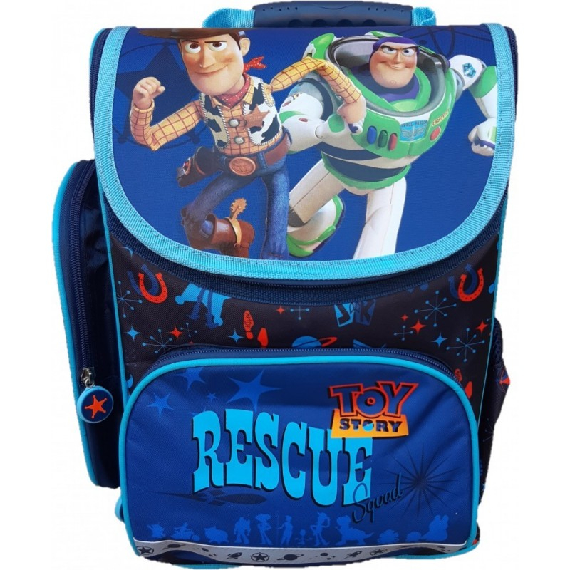 Ghiozdan St.Majewski Toy Story 4, 1 compartiment, 3 buzunare, bleumarin, 207204 [6]