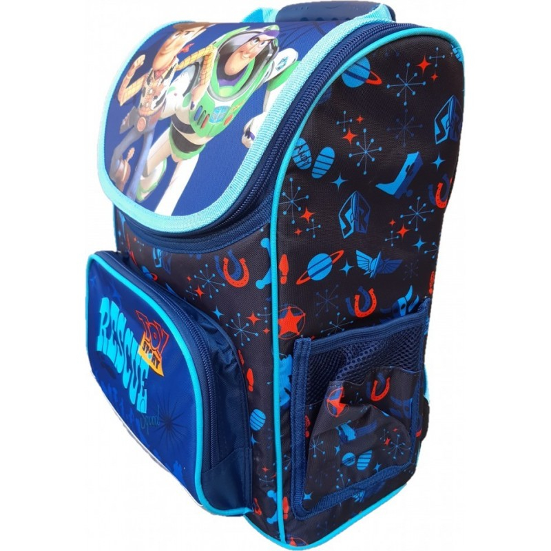 Ghiozdan St.Majewski Toy Story 4, 1 compartiment, 3 buzunare, bleumarin, 207204 [5]