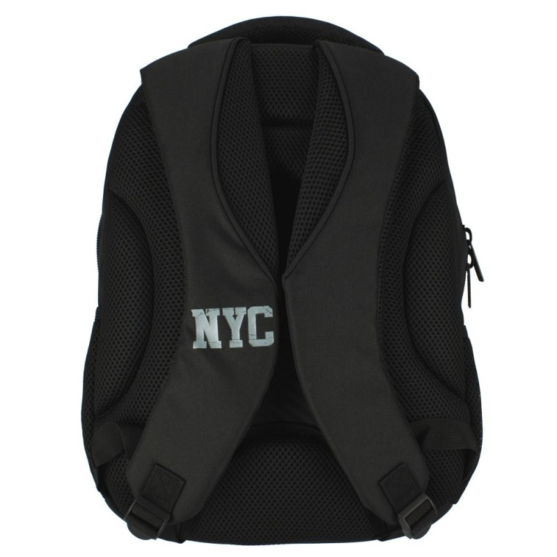 Ghiozdan Starpak NYC, 43cm, 3 compartimente, negru, 507341 [3]