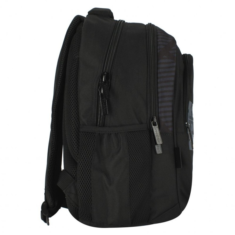Ghiozdan Starpak NYC, 43cm, 3 compartimente, negru, 507341 [2]