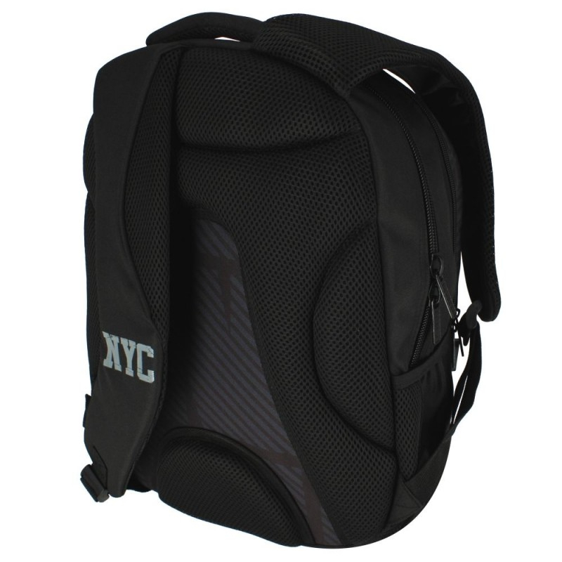 Ghiozdan Starpak NYC, 43cm, 3 compartimente, negru, 507341 [6]