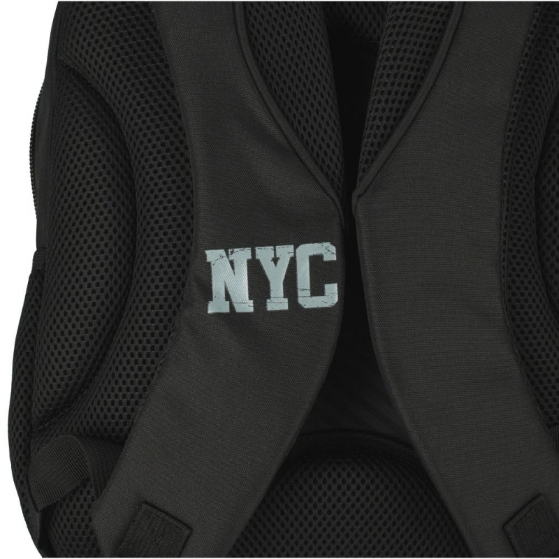 Ghiozdan Starpak NYC, 43cm, 3 compartimente, negru, 507341 [5]
